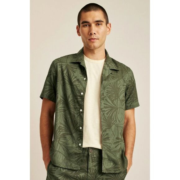 Bonobos Other - Bonobos Riviera Cabana Men's Shirt Buttondown Printed Short Sleeve M New 285099